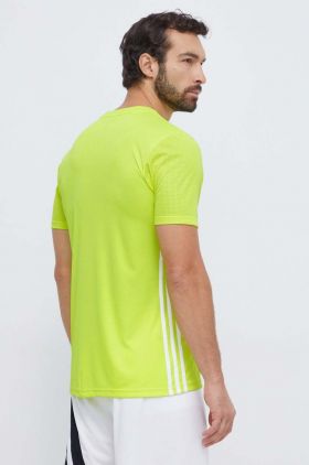 adidas Performance tricou de antrenament Tabela 23 culoarea galben, cu imprimeu IB4925