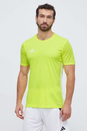 adidas Performance tricou de antrenament Tabela 23 culoarea galben, cu imprimeu IB4925