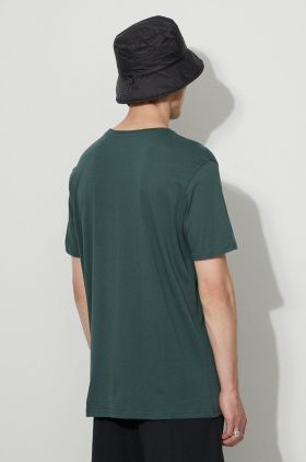 Alpha Industries tricou din bumbac Basic T-Shirt culoarea verde, cu imprimeu 100501.610-green