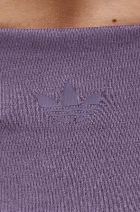 adidas Originals colanti femei, culoarea violet, cu imprimeu