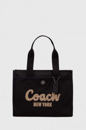 Coach poseta culoarea negru