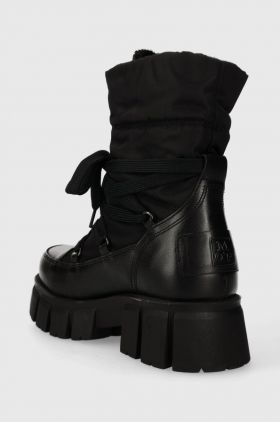 Marc O'Polo bocanci femei, culoarea negru, cu toc plat, izolare usoara, 30917366001311 MM2M3014