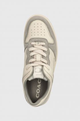 Coach sneakers din piele C201 culoarea gri, CR956