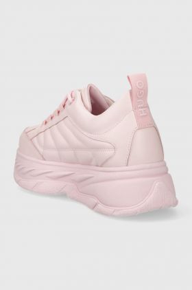 HUGO sneakers Jodene culoarea roz, 50513325