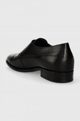 BOSS pantofi de piele Colby barbati, culoarea negru, 50511906