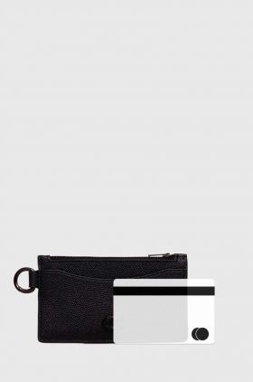 Coach carcasa din piele culoarea negru