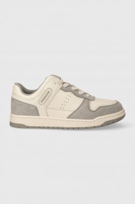 Coach sneakers din piele C201 culoarea gri, CR956