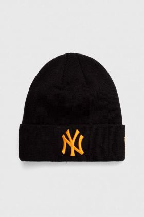 New Era caciula culoarea negru, NEW YORK YANKEES