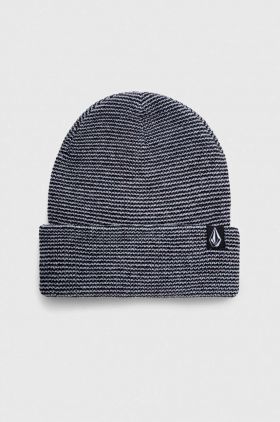 Volcom caciula culoarea negru, din tricot gros