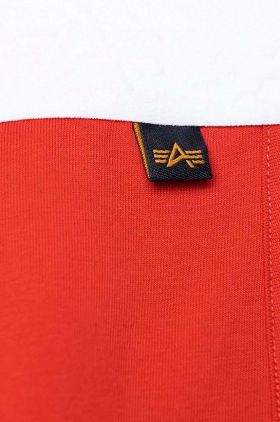 Alpha Industries boxeri de bumbac 2-pack culoarea roșu 118924.328-red