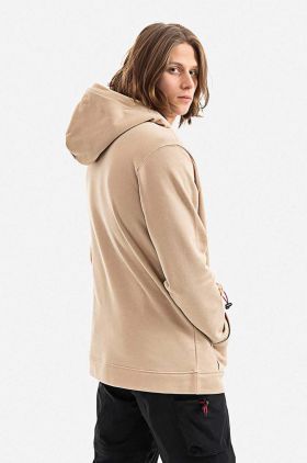 Columbia bluză Field Creek Hoodie bărbați, culoarea bej, cu glugă, uni 1993243-271