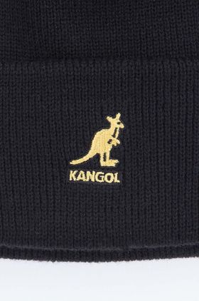 Kangol căciulă Pull-On BIO LIME culoarea negru, din tricot gros 2978BC-BIOLIME