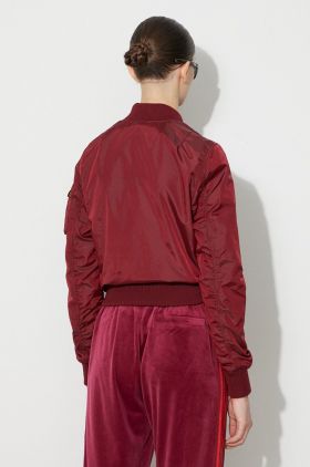 Alpha Industries geacă bomber femei, culoarea bordo, de tranziție 141041.184-maroon