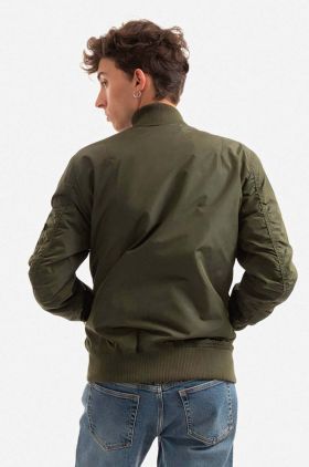 Alpha Industries geacă bomber MA-1 TT bărbați, culoarea verde, de tranziție 191103.257-green