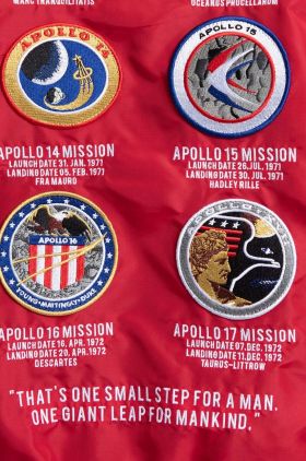 Alpha Industries geacă bomber Alpha Industries MA-1 Zip Hood Apollo 136106 665 bărbați, culoarea roșu, de tranziție 136106.665-red