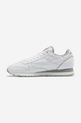 Reebok Classic sneakers din piele Leather culoarea alb, GY9877 GY9877-white