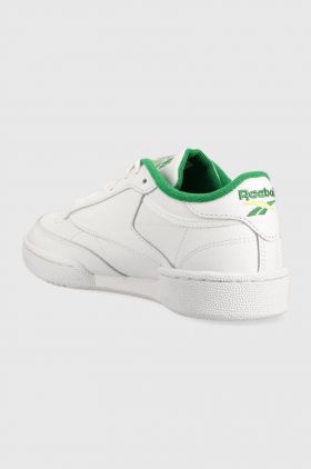 Reebok sneakers din piele Club C 85 culoarea alb, IE9387 IE9387-white