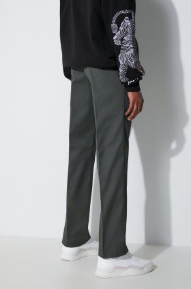 Dickies pantaloni Work bărbați, culoarea verde, drept DK0A4XK9OGX-GREEN
