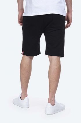 Alpha Industries pantaloni scurți Al Sweat bărbați, culoarea negru 116365.03-black
