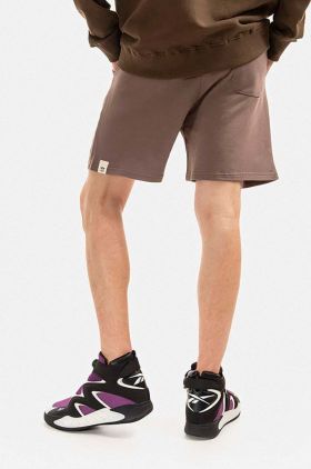 Alpha Industries pantaloni scurți din bumbac culoarea maro 106365.628-brown