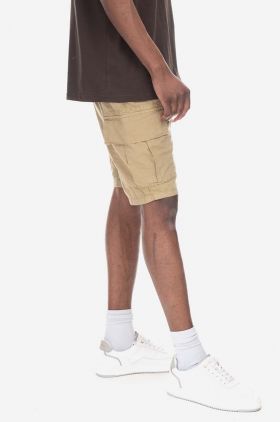 Alpha Industries pantaloni scurți din bumbac Alpha Industries Ripstop Jogger Short 106250 14 culoarea bej 106250.14-beige