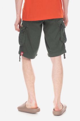 Alpha Industries pantaloni scurți din bumbac Alpha Industries Jet Short 191200 353 culoarea verde 191200.353-green