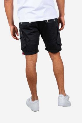 Alpha Industries pantaloni scurți Combat bărbați, culoarea negru 116210.03-black