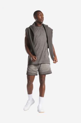 Reebok Classic pantaloni scurți Basketball Court top Bi-Dye bărbați, culoarea gri IA2418-grey