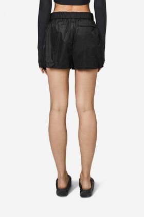 Rains pantaloni scurți 18950 Shorts W Wide culoarea negru, uni 18950-BLACK.