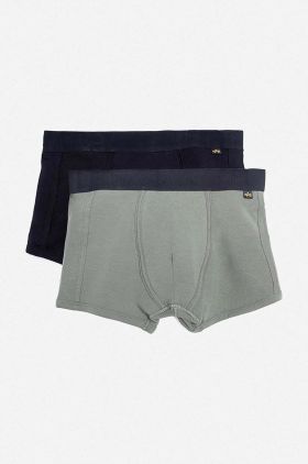 Alpha Industries boxeri 2-pack bărbați, culoarea negru 118924.442-black