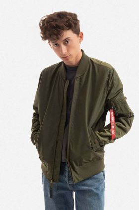 Alpha Industries geacă bomber MA-1 TT bărbați, culoarea verde, de tranziție 191103.257-green