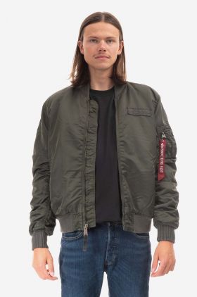 Alpha Industries geacă bomber MA-1 VF Authentic Overdyed bărbați, culoarea verde, de tranziție 108130.136-green