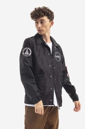 Alpha Industries geacă x Nasa bărbați, culoarea negru, de tranziție 126137.03-black