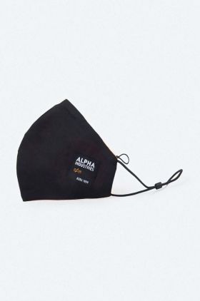 Alpha Industries mască de protecție reutilizabilă Label Face Mask 128941.03-black