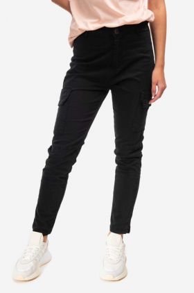 Alpha Industries pantaloni Agent X femei, culoarea negru 118011.03-black