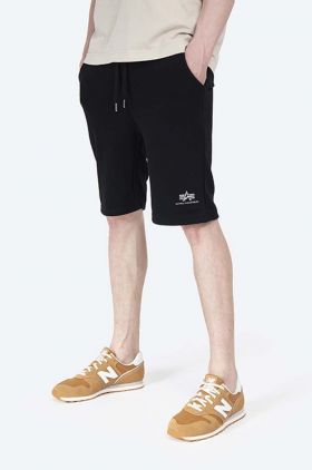 Alpha Industries pantaloni scurți Basic bărbați, culoarea negru 116363FP.530-black