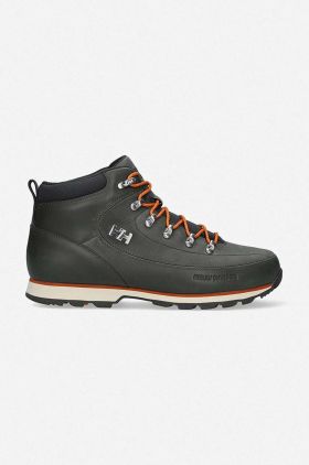 Helly Hansen ghete de piele The Forester bărbați, culoarea verde 10513