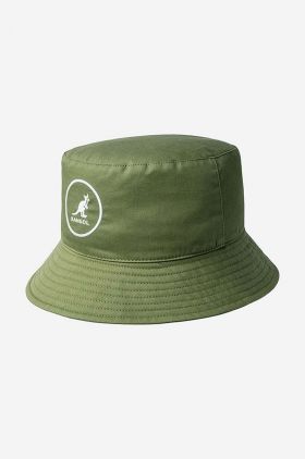 Kangol pălărie Cotton Bucket culoarea verde, bumbac K2117SP.OLV-OLIVE