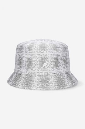 Kangol pălărie Grounge Plaid Bin culoarea gri K3548.GREY-GREY/WHT