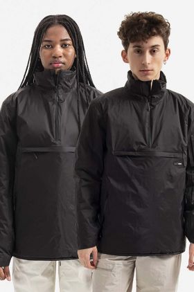 Rains geacă Padded Nylon Anorak culoarea negru, de tranziție 15490.BLACK-BLACK