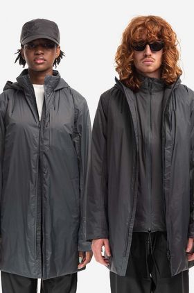 Rains geacă Padded Nylon Coat culoarea gri, de tranziție 15480.SLATE-SLATE