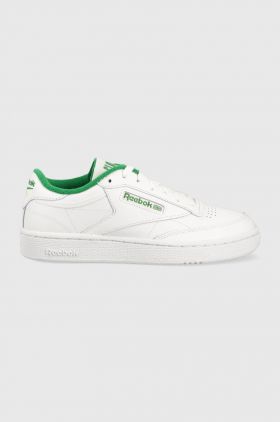 Reebok sneakers din piele Club C 85 culoarea alb, IE9387 IE9387-white