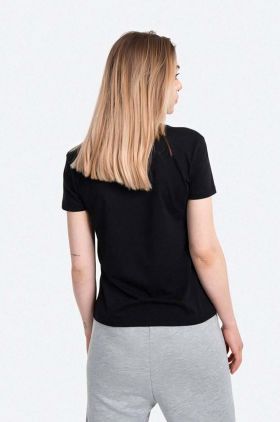 Alpha Industries tricou din bumbac Koszulka Alpha Industries NASA PM 198053 365 culoarea negru 198053.365-black