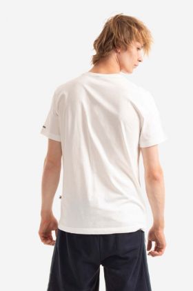 Kangol tricou din bumbac culoarea alb, cu imprimeu KLHB002-OFFWHITE