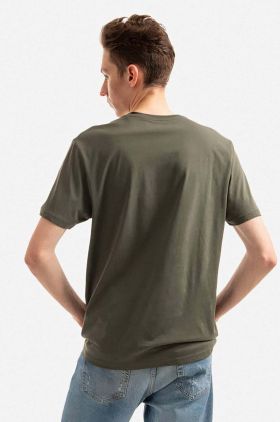 Alpha Industries tricou din bumbac culoarea verde, cu model 126505.142-green