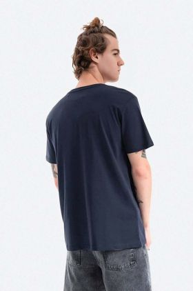 Alpha Industries tricou din bumbac culoarea bleumarin, cu imprimeu 100501RP.07-navy