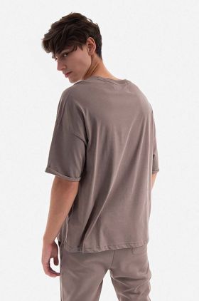 Alpha Industries tricou din bumbac culoarea gri, uni 118532.628-grey