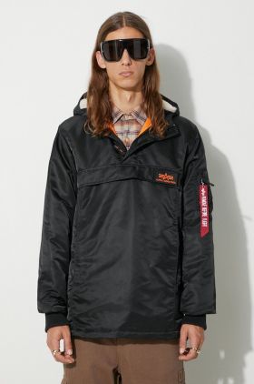 Alpha Industries geacă HPO Anorak bărbați, culoarea negru, de tranziție 178139.03