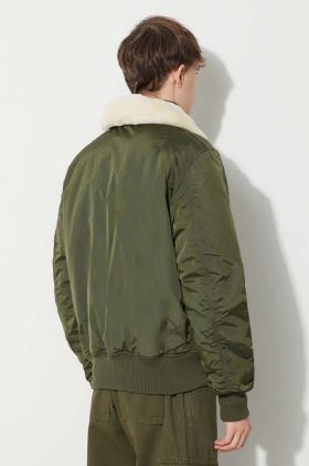 Alpha Industries geacă bomber Injector III Air Force bărbați, culoarea verde, de iarnă 198113.257