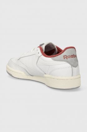 Reebok sneakers din piele Club C 85 culoarea alb